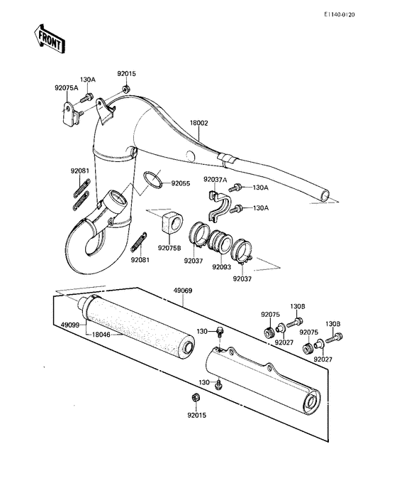Muffler comp