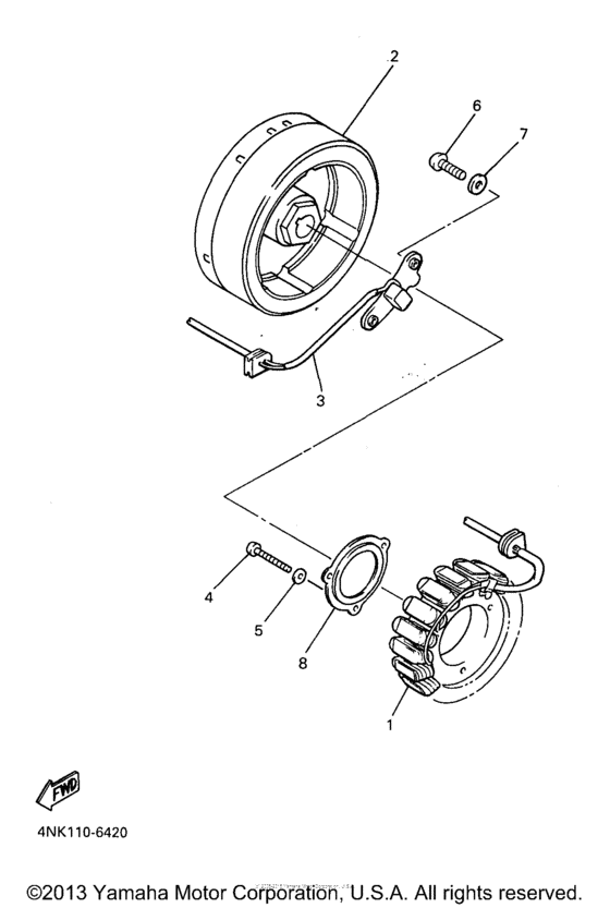 XVZ13AJC Генератор