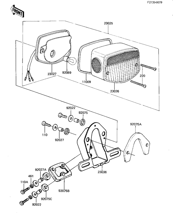 Taillight unit ass`y