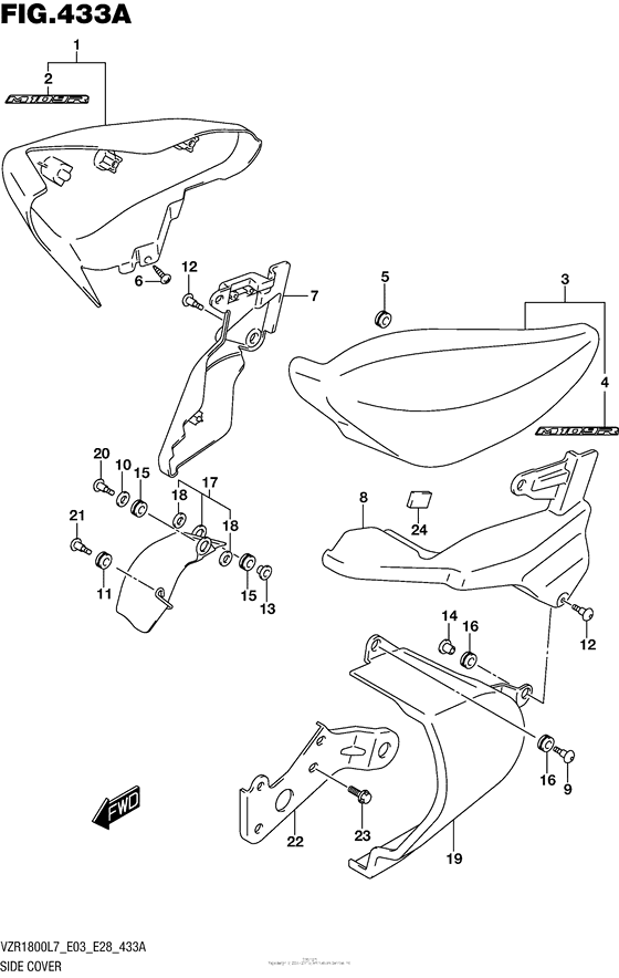 Side Cover (Vzr1800L7 E28)