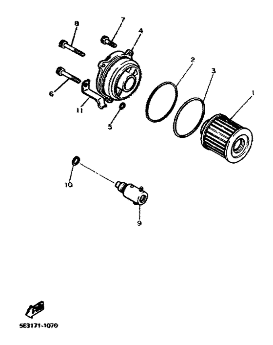 XV1100 Масляный фильтр