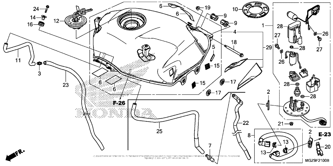 Fuel Tank + Fuel Pump