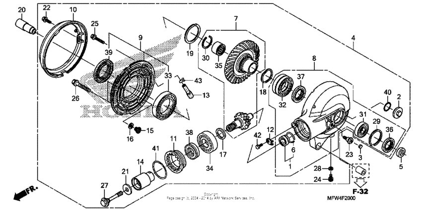 VT1300CS (ABS) Редуктор