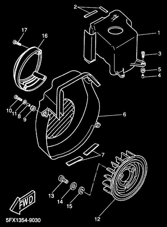 Air shroud. fan