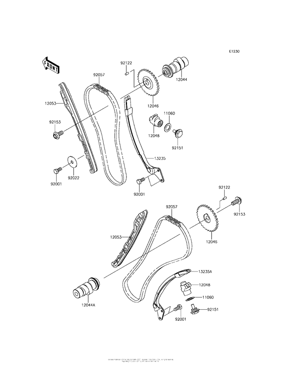 VN900 Распред вал