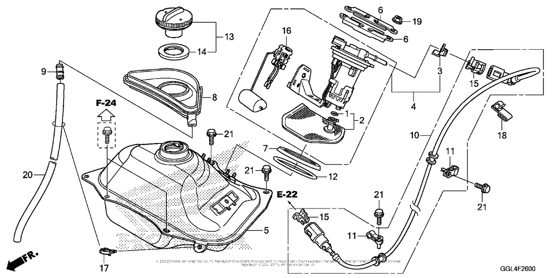 Fuel Tank + Fuel Pump
