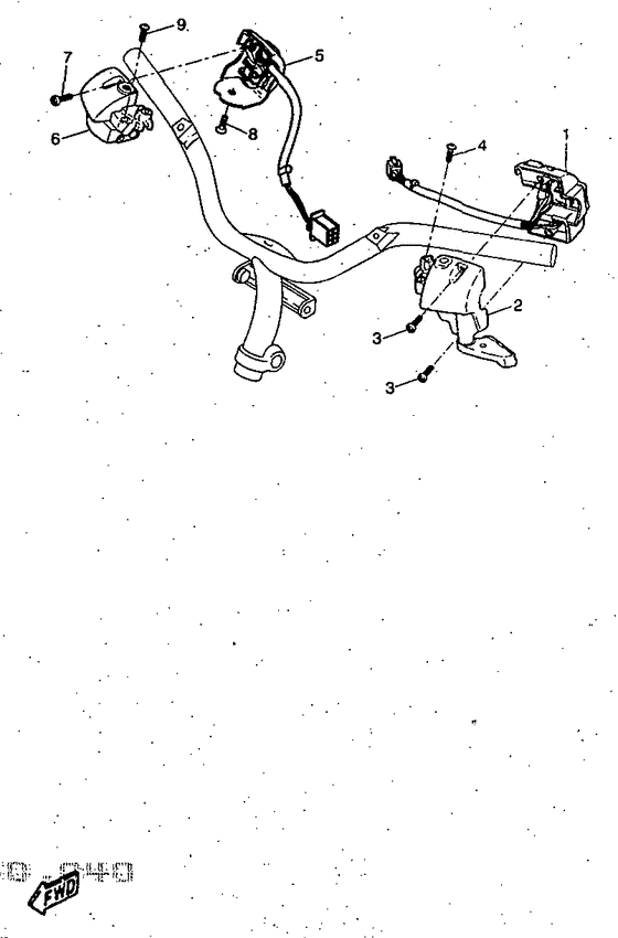 Handle switch. lever