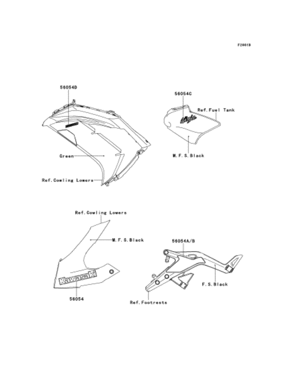 EX650 Наклейки