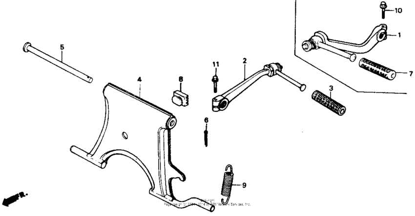 NB50 Подножка