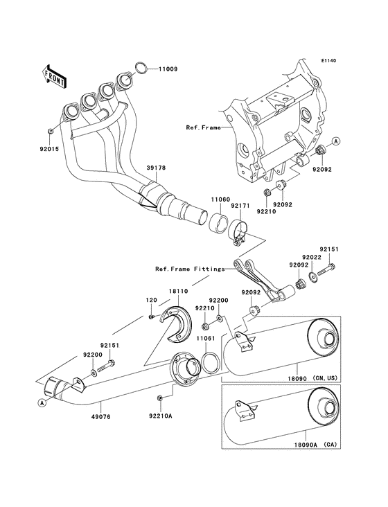 Muffler comp
