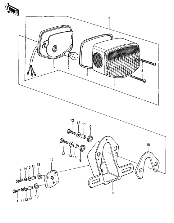 Taillight unit ass`y