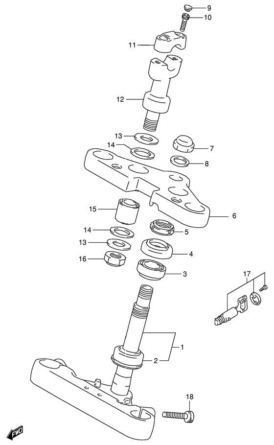 VS800 Траверса нижняя