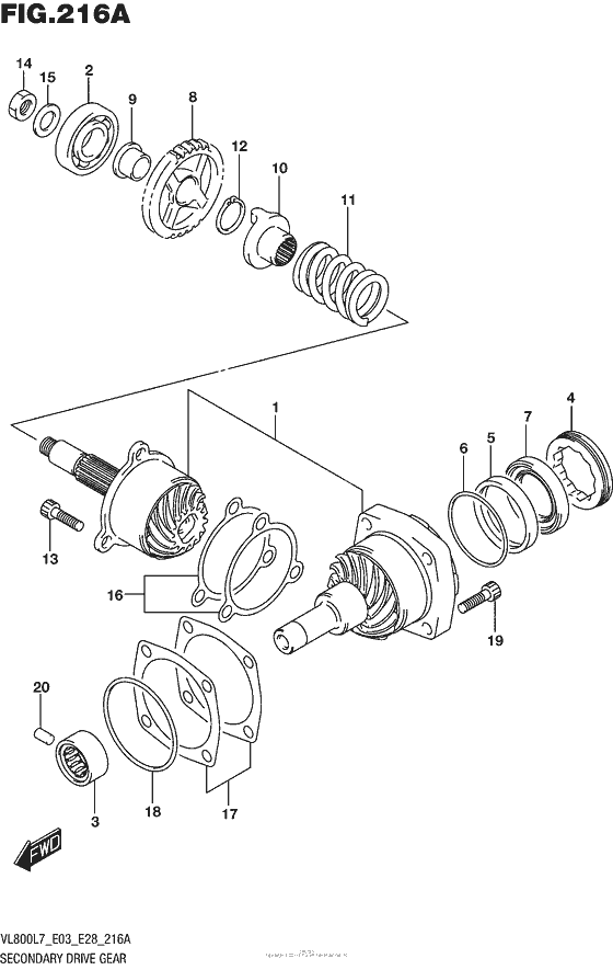 Secondary Drive Gear