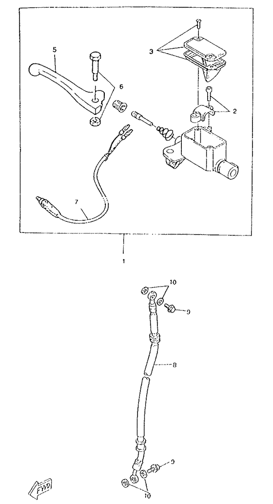CW50RS Главный тормозной цилиндр