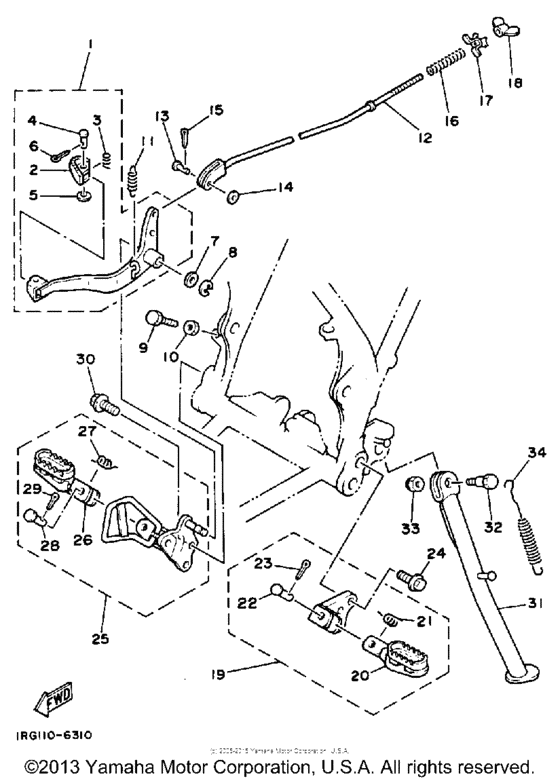 Stand - footrest