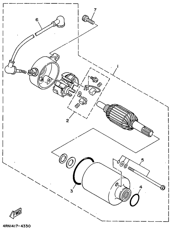 XV125 Стартер