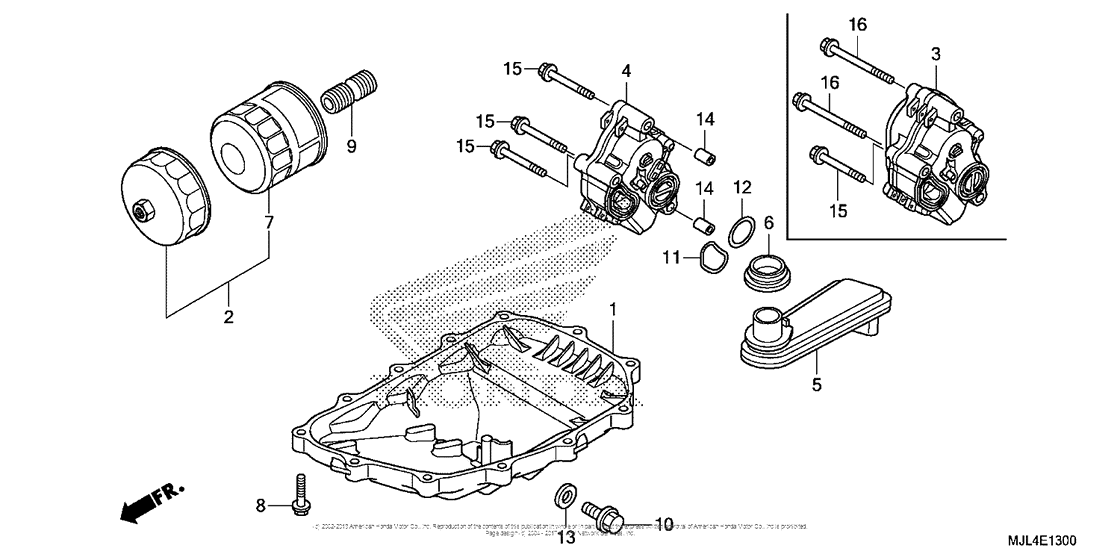Oil Pan + Oil Pump