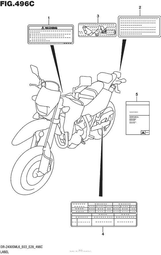 Label (Dr-Z400Sml6 E33)