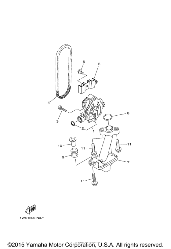 FZ07FCW Масляный насос