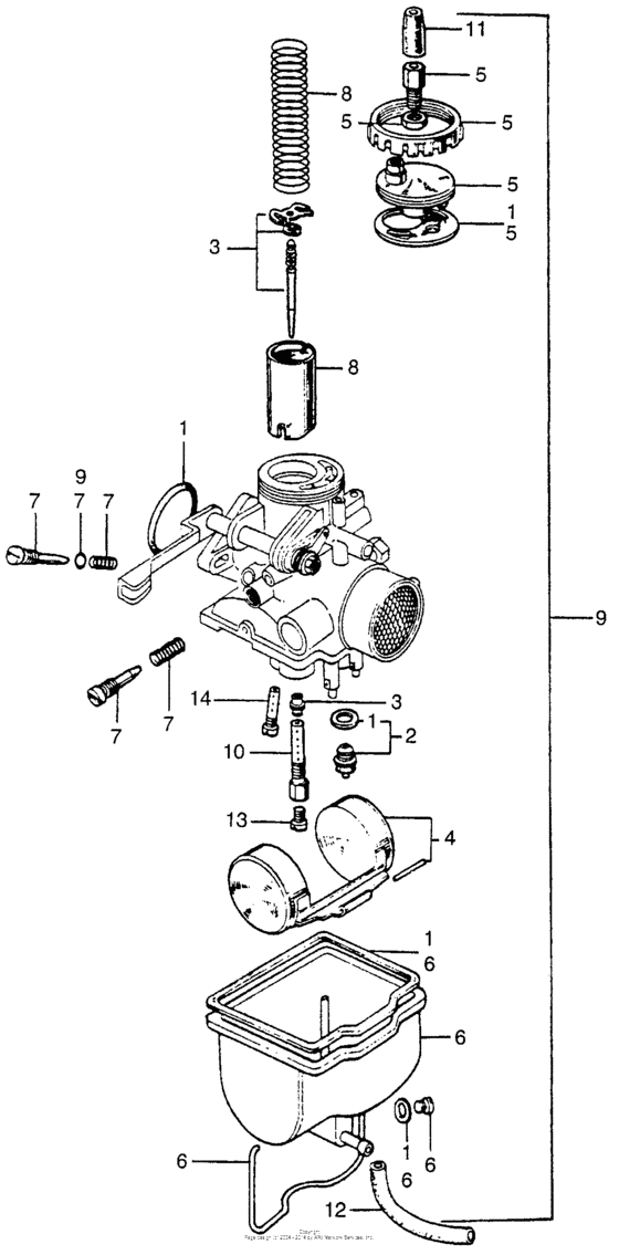 Ca175 carburetor