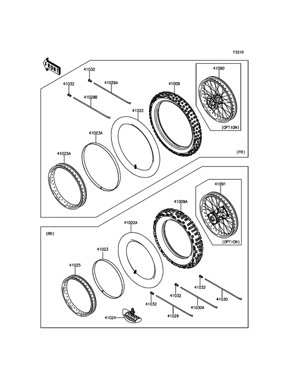 KX100 Колеса,покрышки