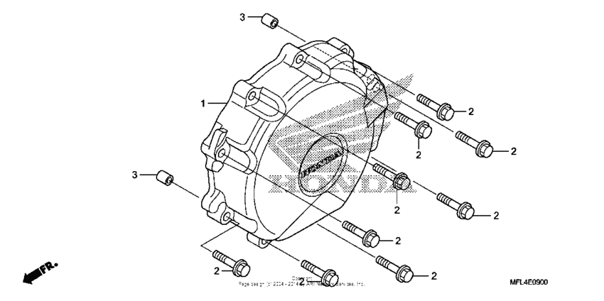  Крышка генератора