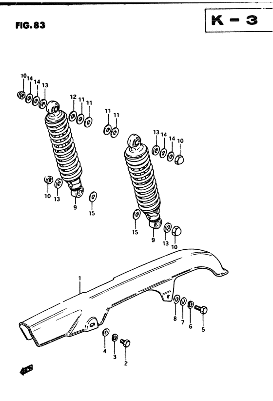 Chain case - shock absorber