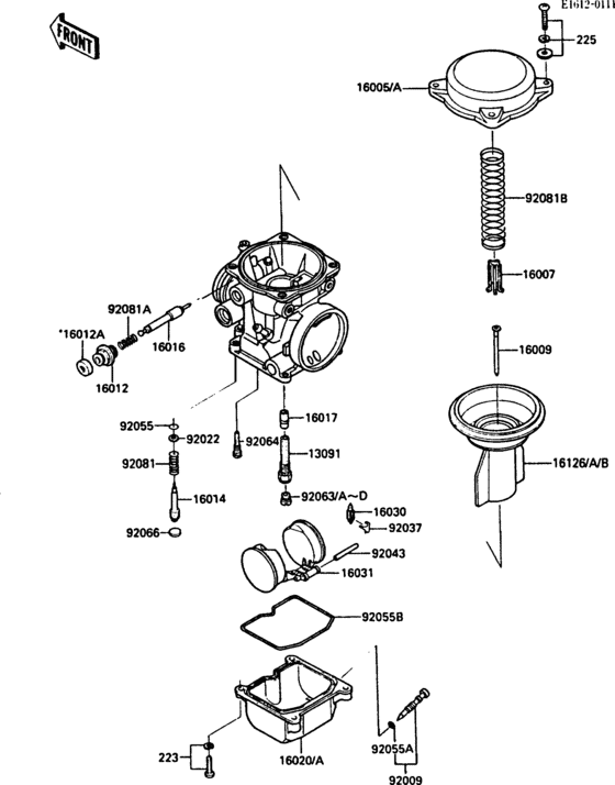 Carburetor parts(1/2)