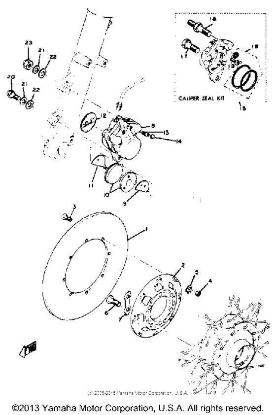 Disc brake caliper