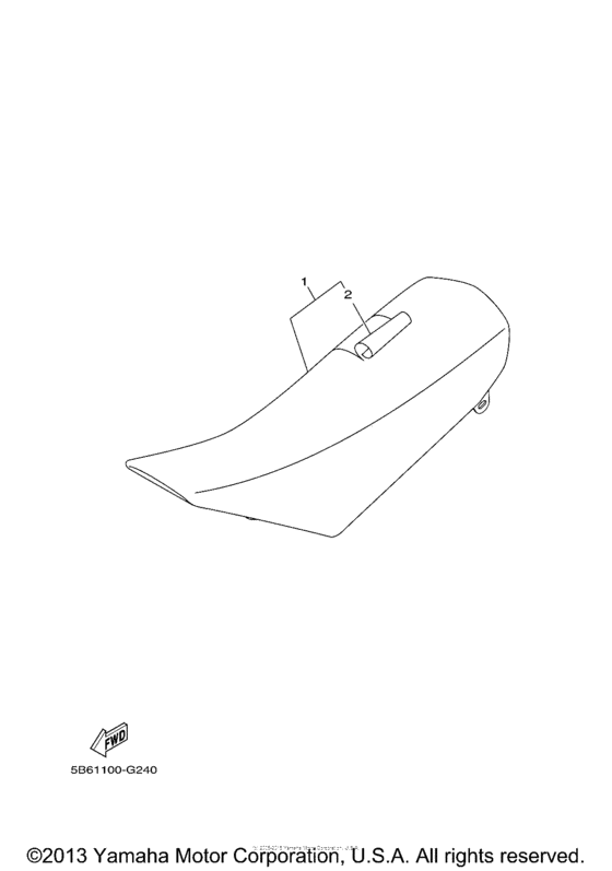 TTR110EB Сиденье