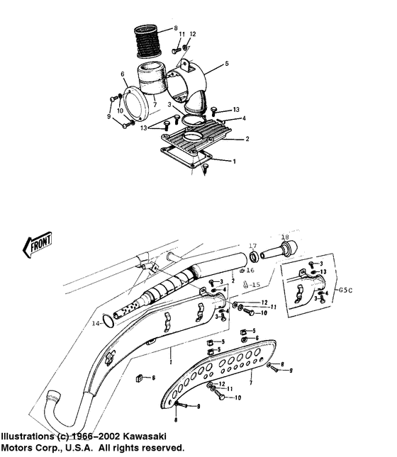 Air cleaner/muffler
