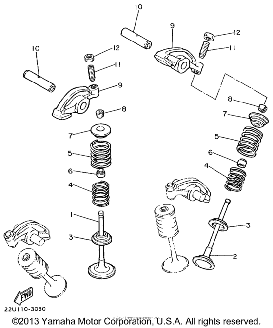 XV535M Клапана