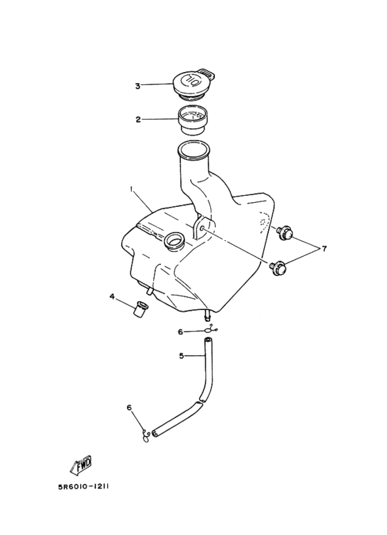 Oil tank assy