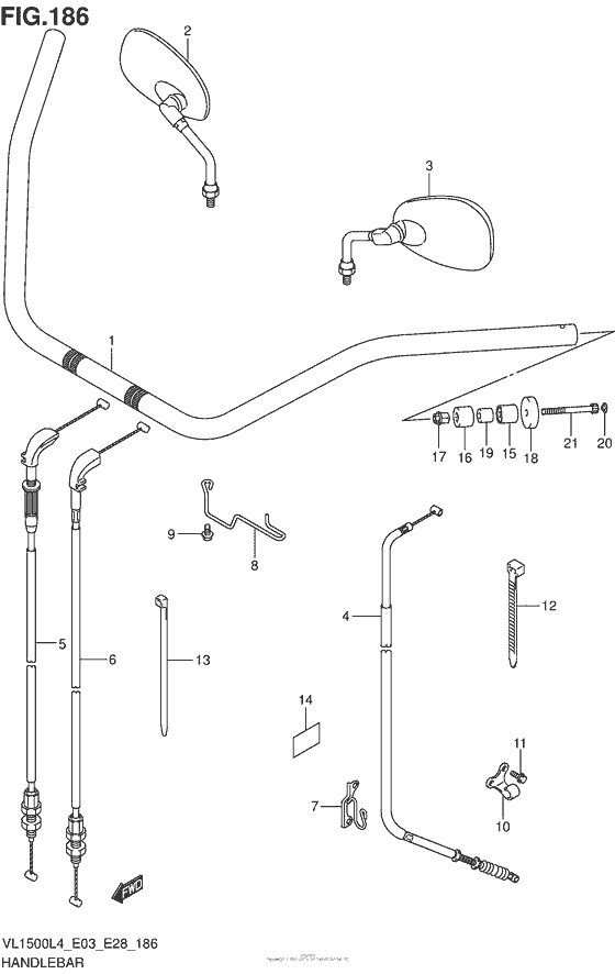 Handlebar (Vl1500L4 E28)