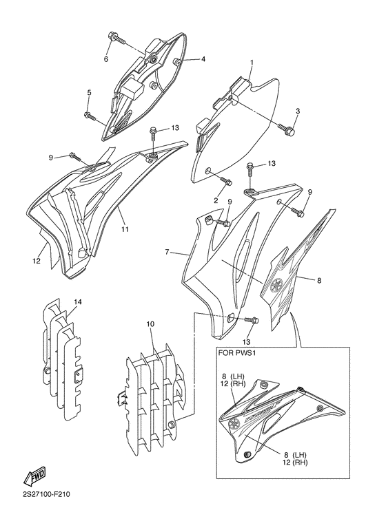  Боковые обтекатели