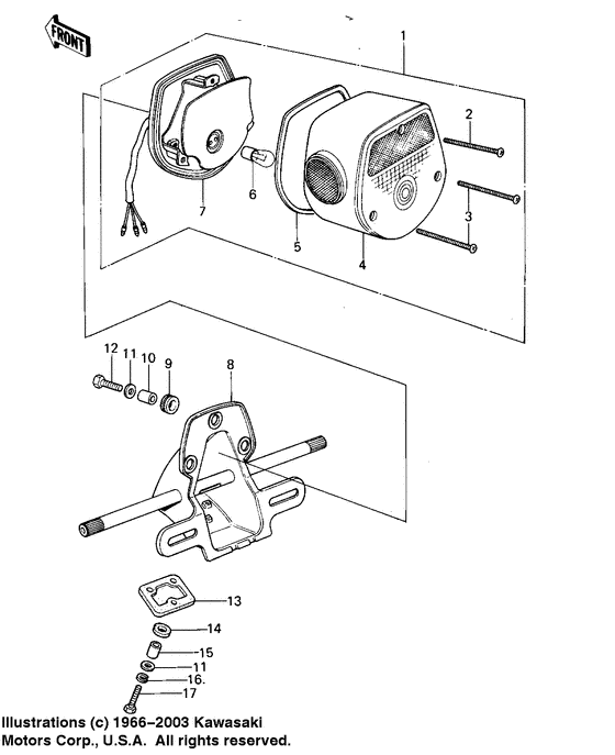 Taillight unit ass`y