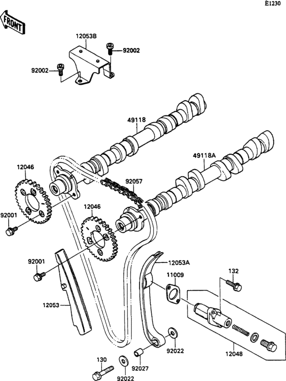ZX1100 Распредвал