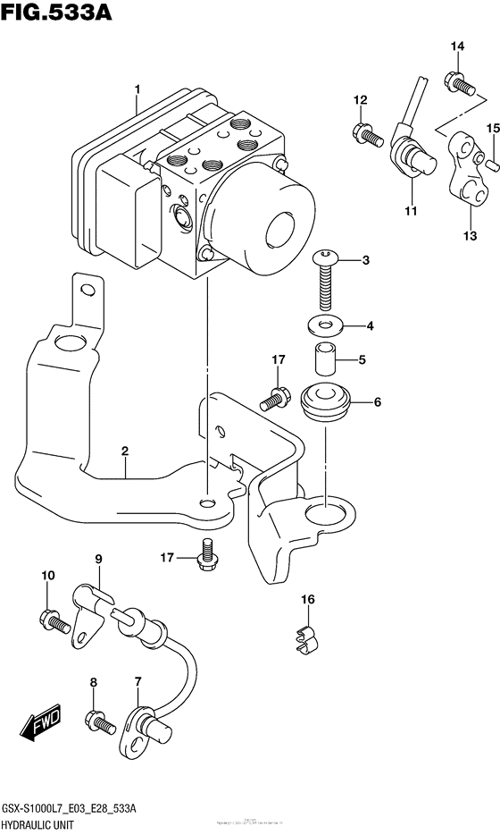 Hydraulic Unit (Gsx-S1000Al7 E03)