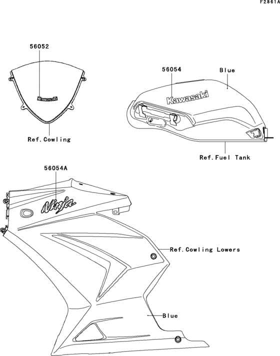 EX250 Decals(blue)(jbf)(cn)