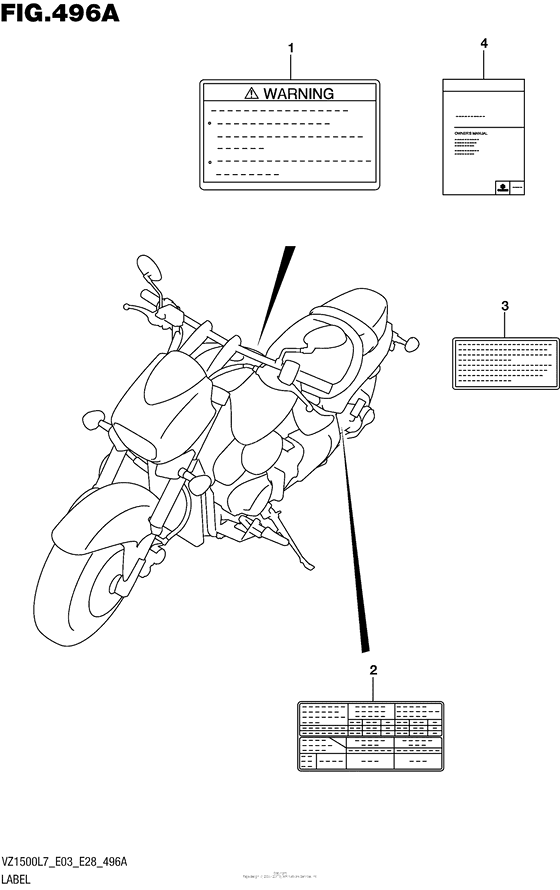 VZ1500 Label (Vz1500L7 E03)