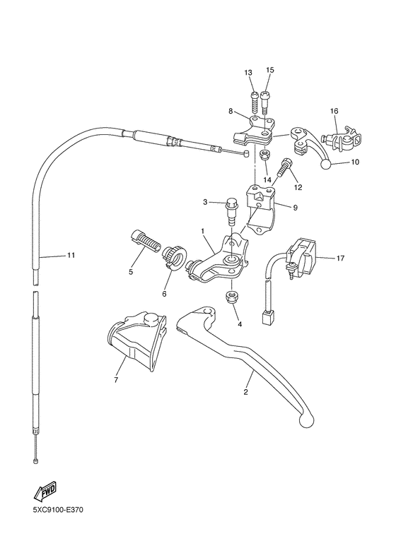  Handle switch & lever