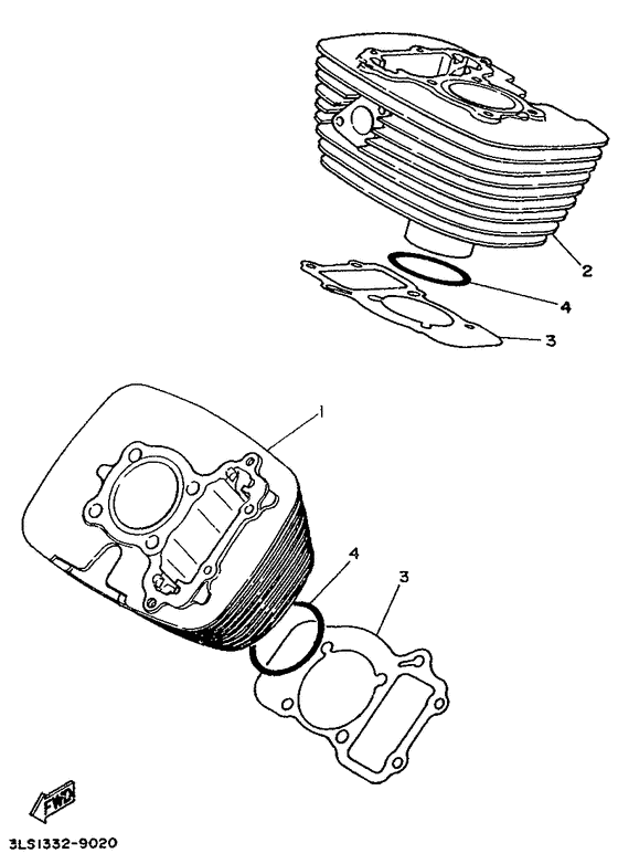 XV250 Цилиндры