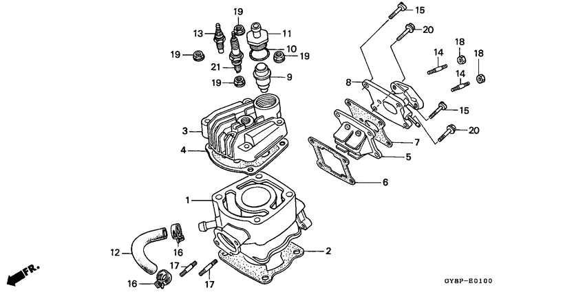 Cylinder/cylinder head