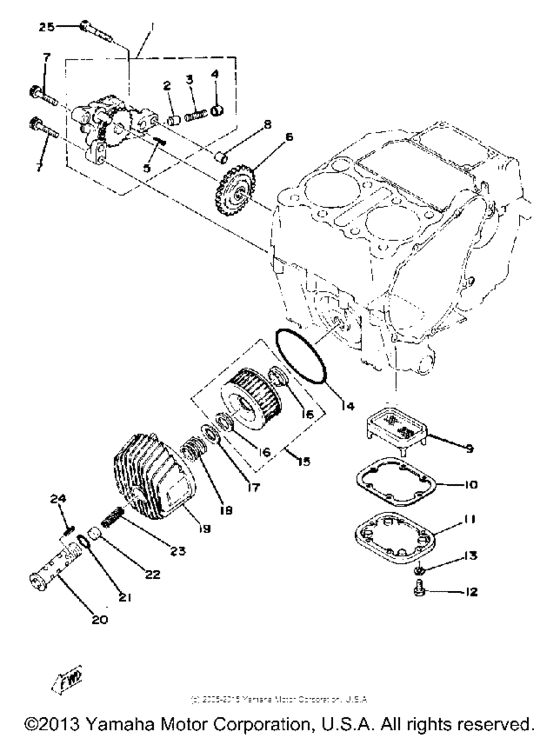 Oil pump - oil cleaner