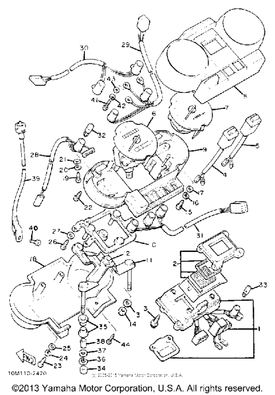Speedometer tachometer