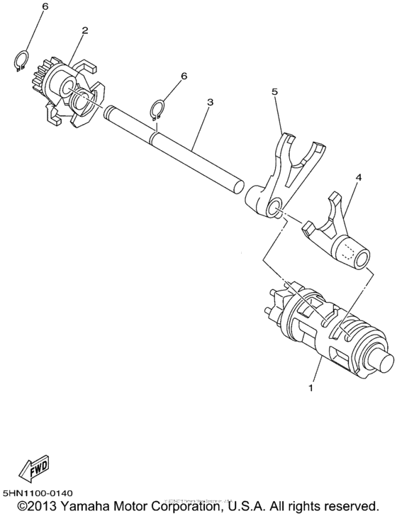 TTR90P Копирный вал
