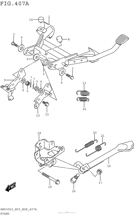 Footboard Bracket