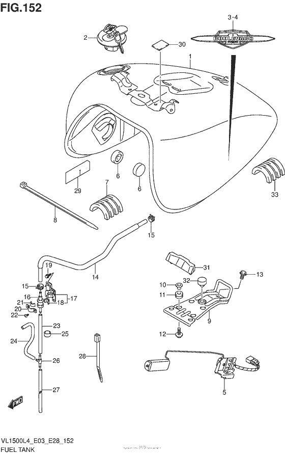 Fuel Tank (Vl1500L4 E03)
