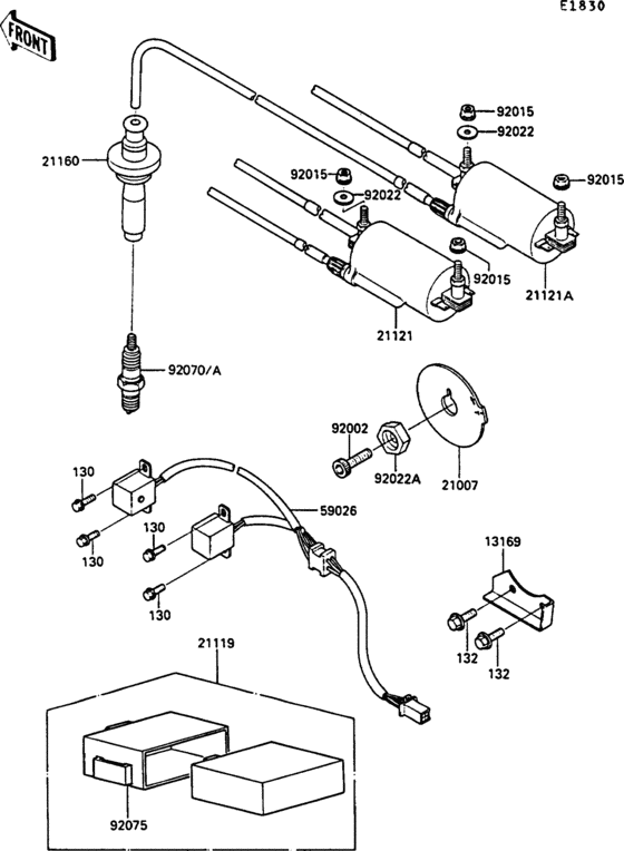 ZG1000 Катушка зажигания