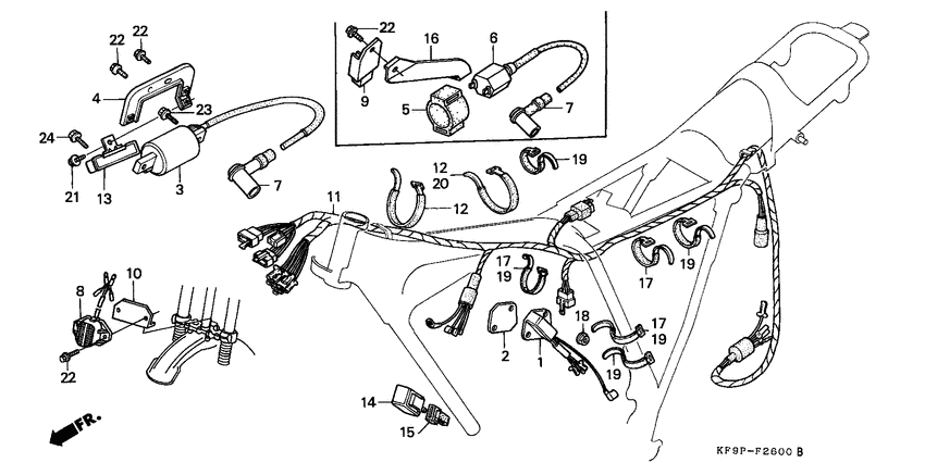 Wire harness/ ignition coil